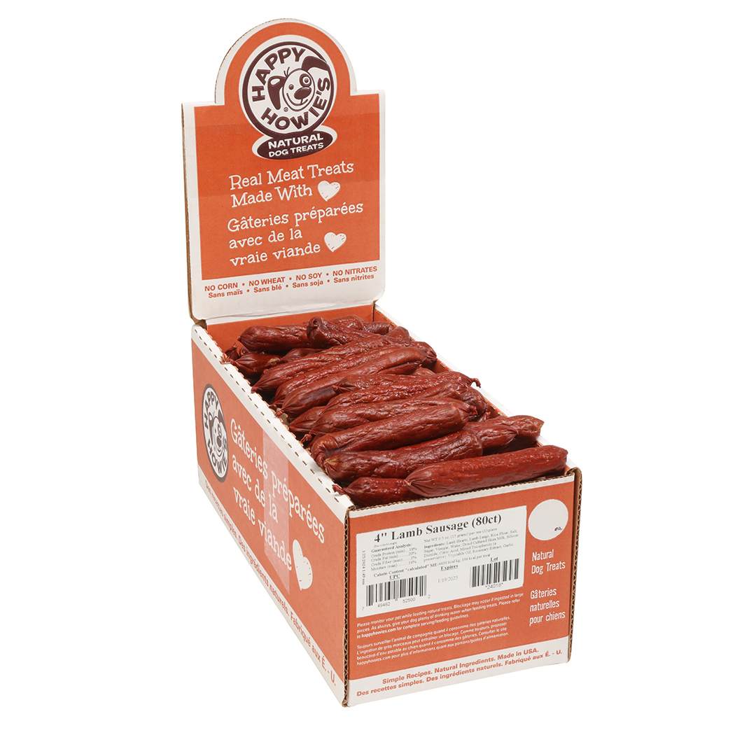 4-inch LAMB SAUSAGE Bulk 80 count