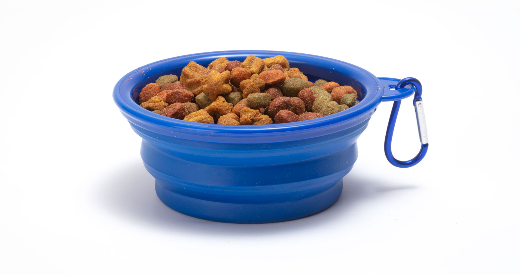 COLLAPSIBLE BOWL with food